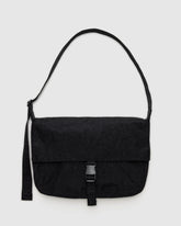 Nylon Messenger Bag Black BAGS