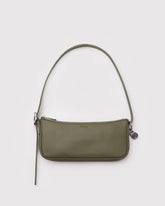 Recycled Leather Pochette Loden BAGS
