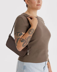 Recycled Leather Pochette Brown BAGS