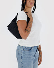 Mini Nylon Shoulder Bag Black BAGS