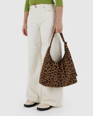 Nylon Shoulder Bag Leopard BAGS
