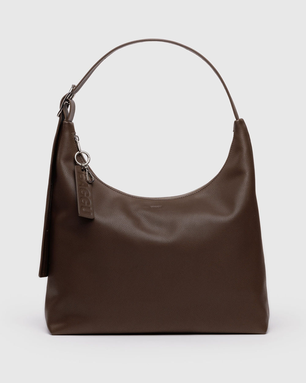 Recycled Leather Shoulder Bag Brown BAGS