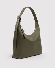 Recycled Leather Shoulder Bag Loden BAGS