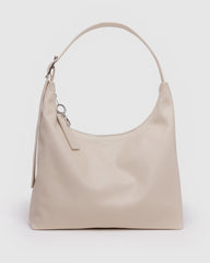Recycled Leather Shoulder Bag Stone BAGS