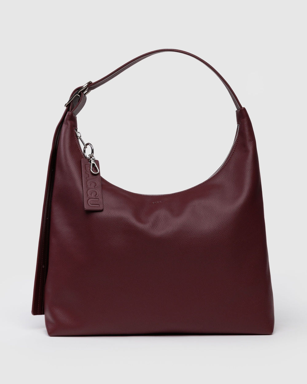 Recycled Leather Shoulder Bag Mahogany BAGS