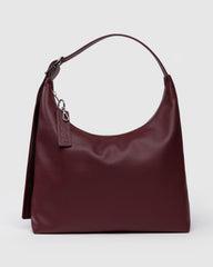 Recycled Leather Shoulder Bag Mahogany BAGS