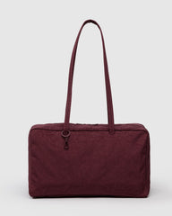 Medium Nylon Bowler Bag Mahogany BAGS