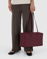 Medium Nylon Bowler Bag Mahogany BAGS