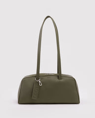 Recycled Leather Bowler Bag Loden BAGS
