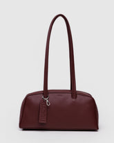 Recycled Leather Bowler Bag Mahogany BAGS