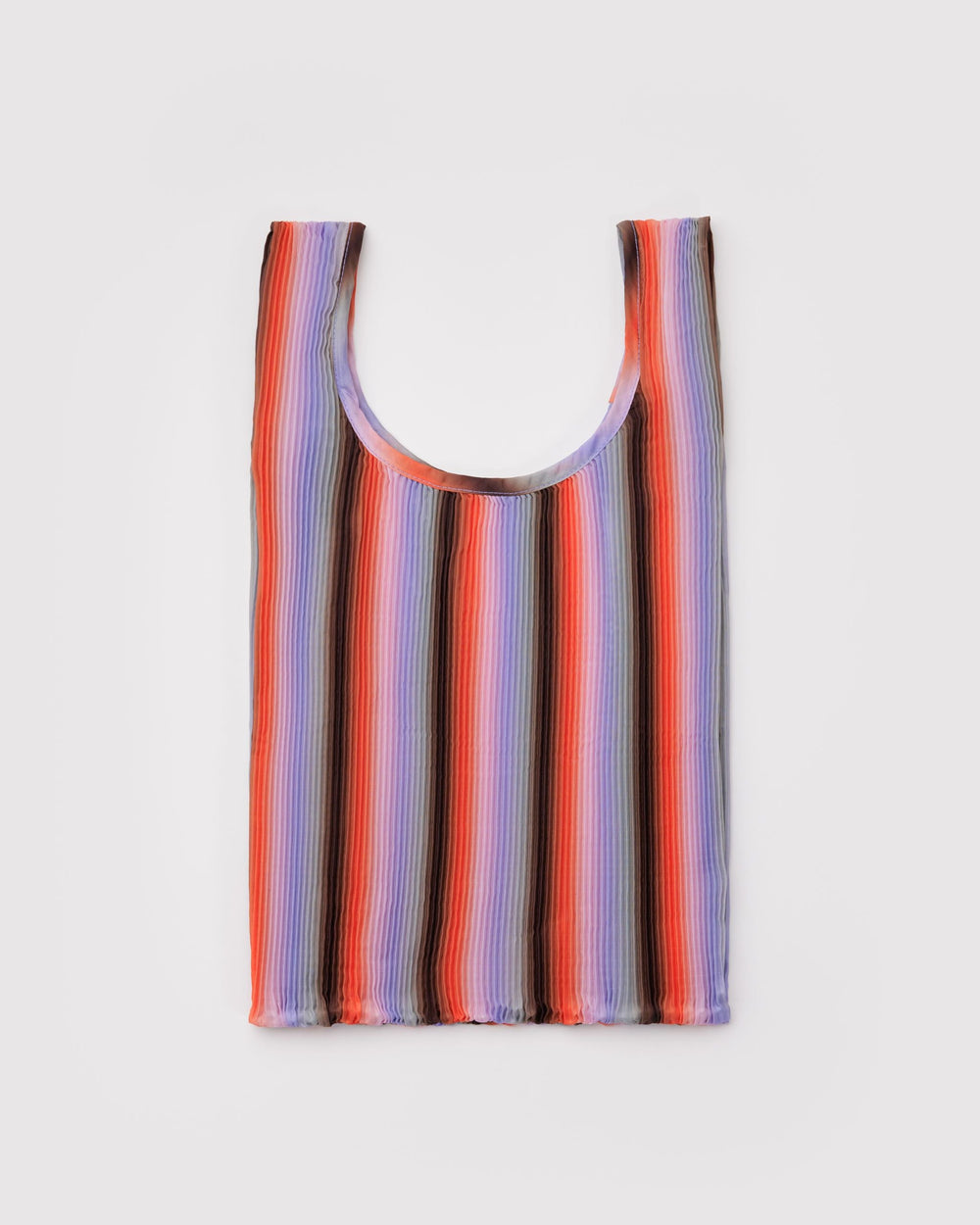 Pleated Baggu Gradient Stripe Poppy & Lilac BAGS