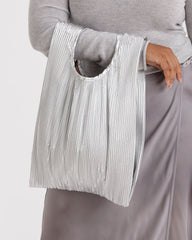 Pleated Baggu Chrome Metallic BAGS