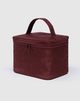 Large Cosmetic Case Mahogany