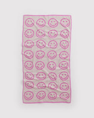 Bath Towel Happy Pink