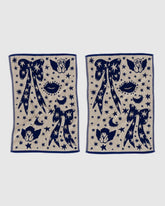 Hand Towel Set of 2 Cherub Bows