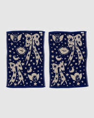 Hand Towel Set of 2 Cherub Bows