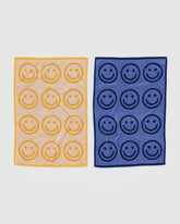 Hand Towel Set of 2 Happy Blue Marigold