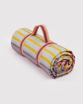 Puffy Picnic Blanket Gradient Stripe Multi