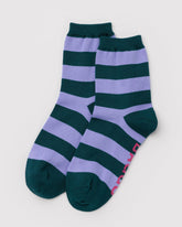 Crew Sock Malachite Stripe
