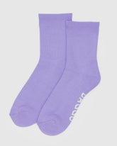 Ribbed Sock Wisteria