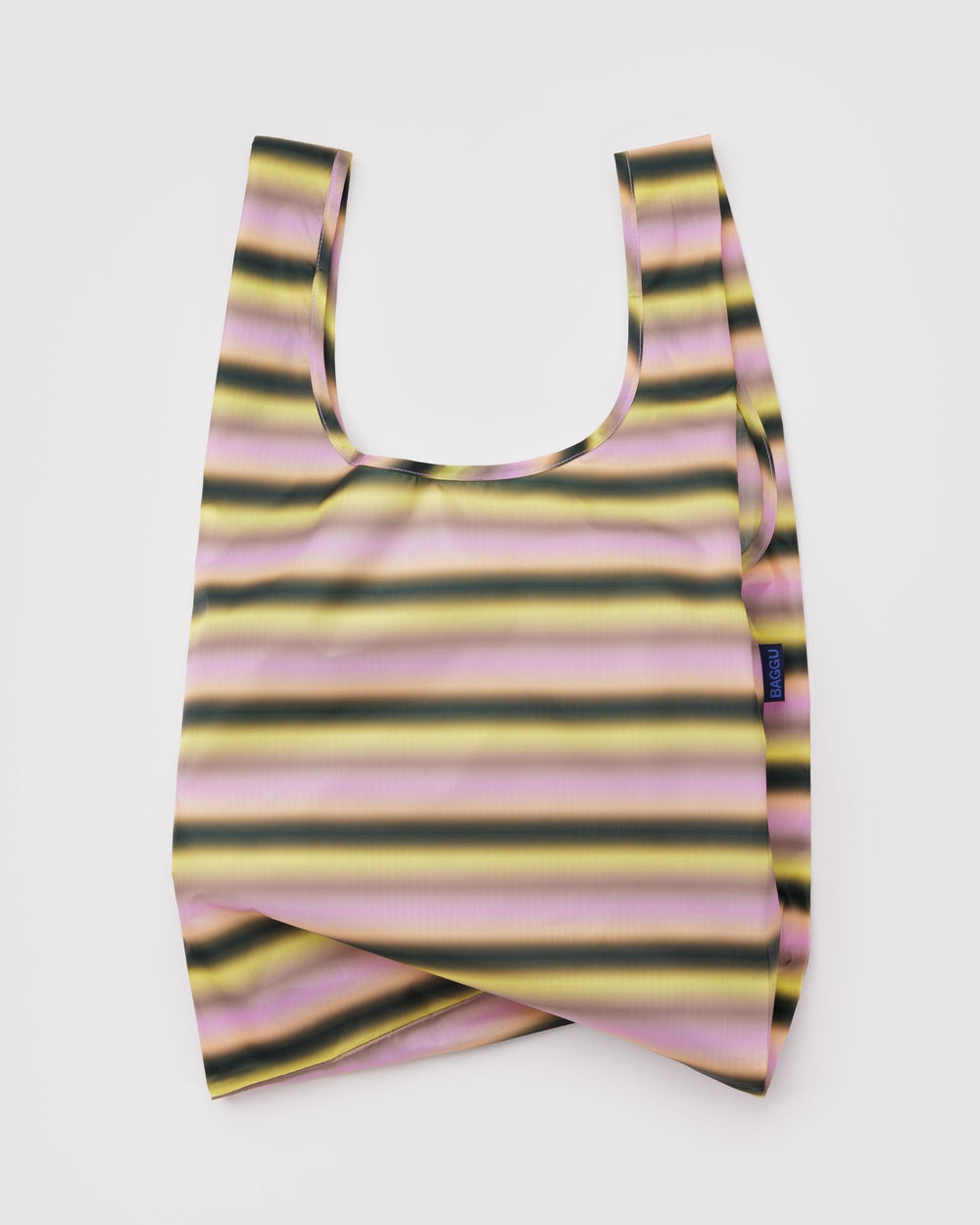 Standard Baggu Gradient Stripe Pink & Yellow BAGS