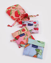 Standard Baggu Set of 3 Carrots & Berries BAGS