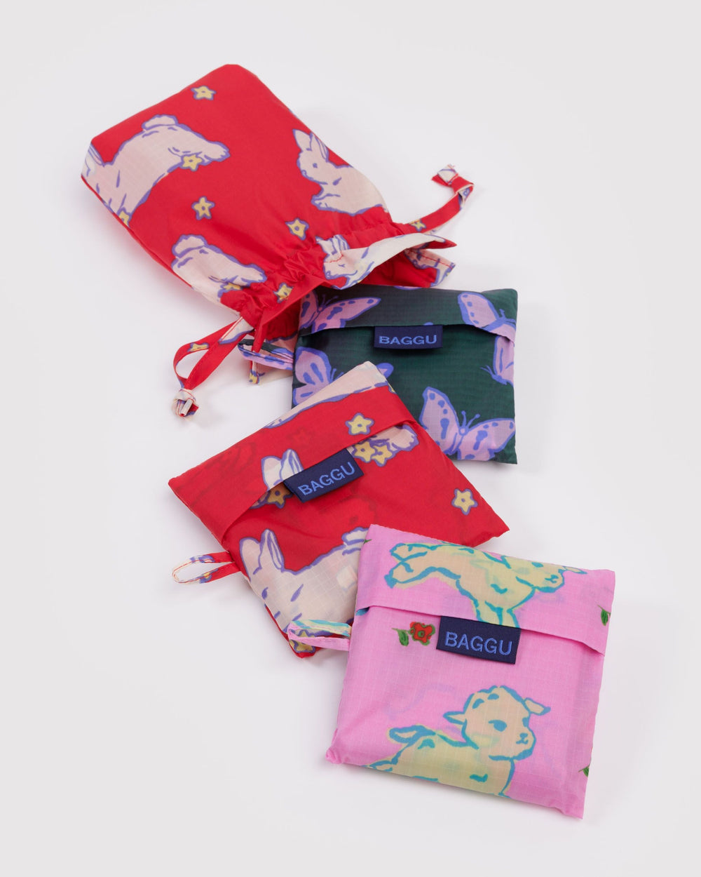 Standard Baggu Set of 3 Spring Animals BAGS