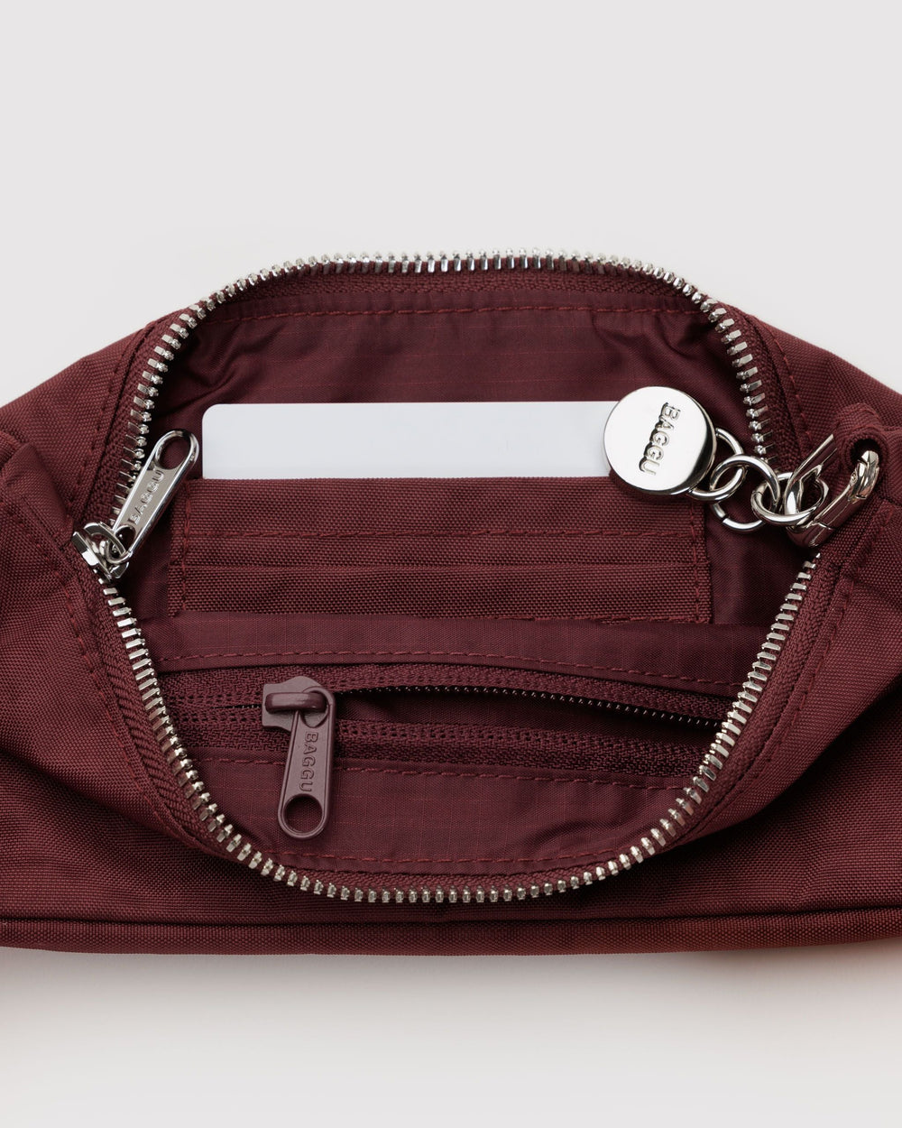 Nylon Pochette Mahogany BAGS