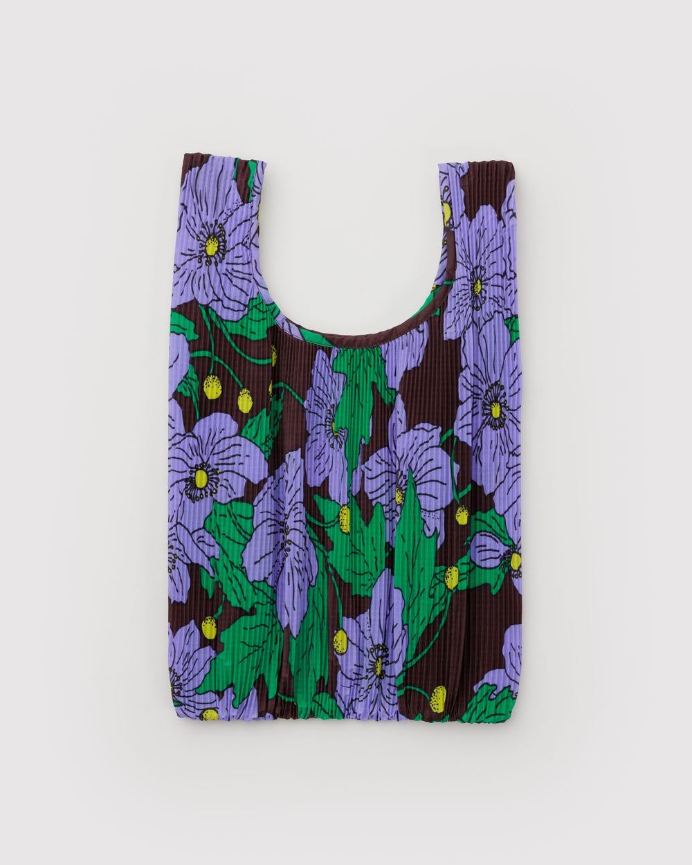 Pleated Baggu Maroon Poppy BAGS
