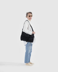 Nylon Messenger Bag Black BAGS