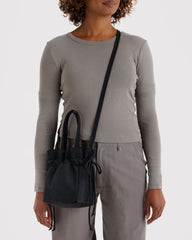 Nylon Drawstring Bag Black BAGS