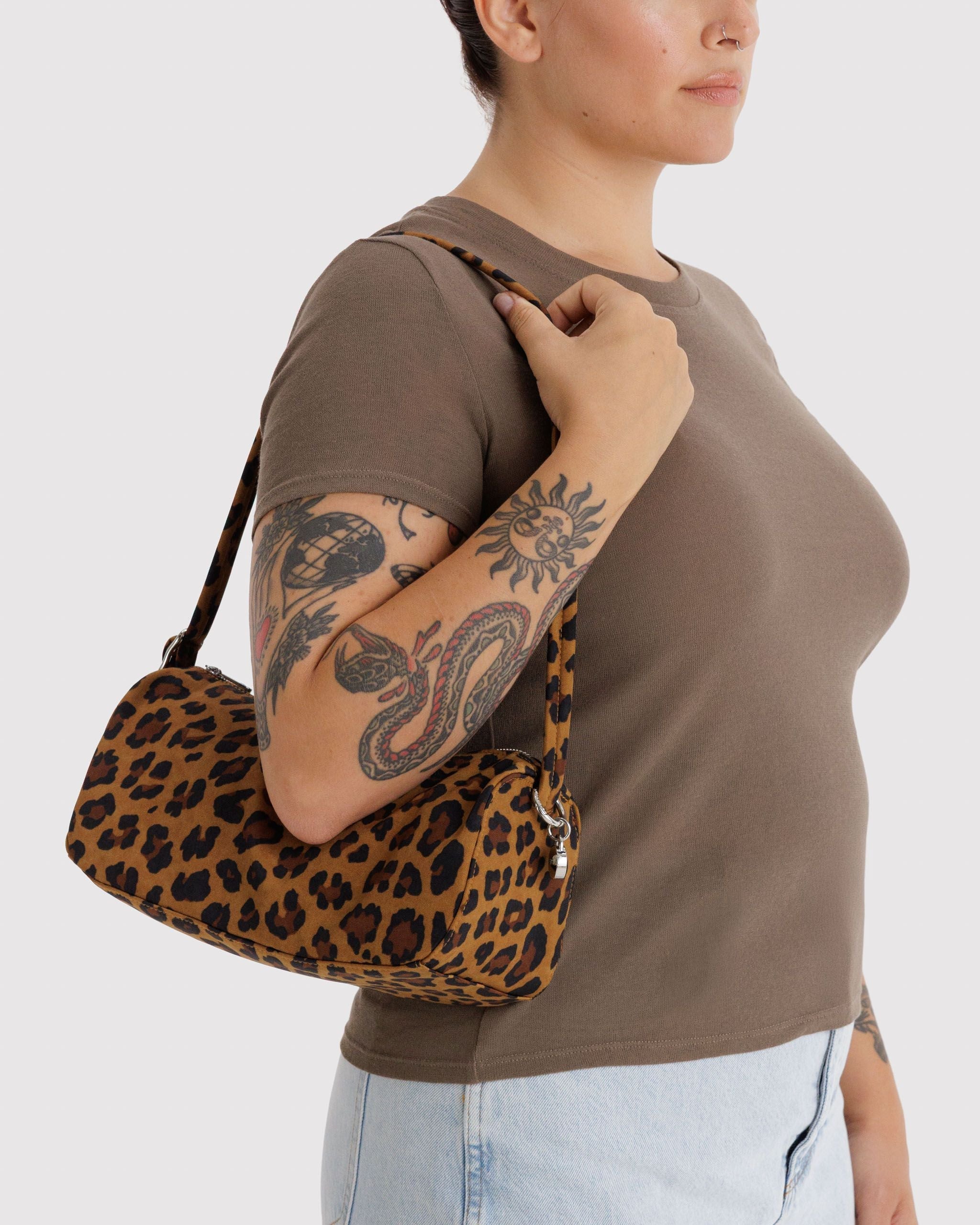 Nylon Loaf Bag Leopard BAGS