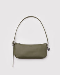 Recycled Leather Pochette Loden BAGS