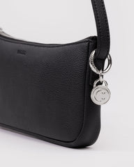 Recycled Leather Pochette Black BAGS