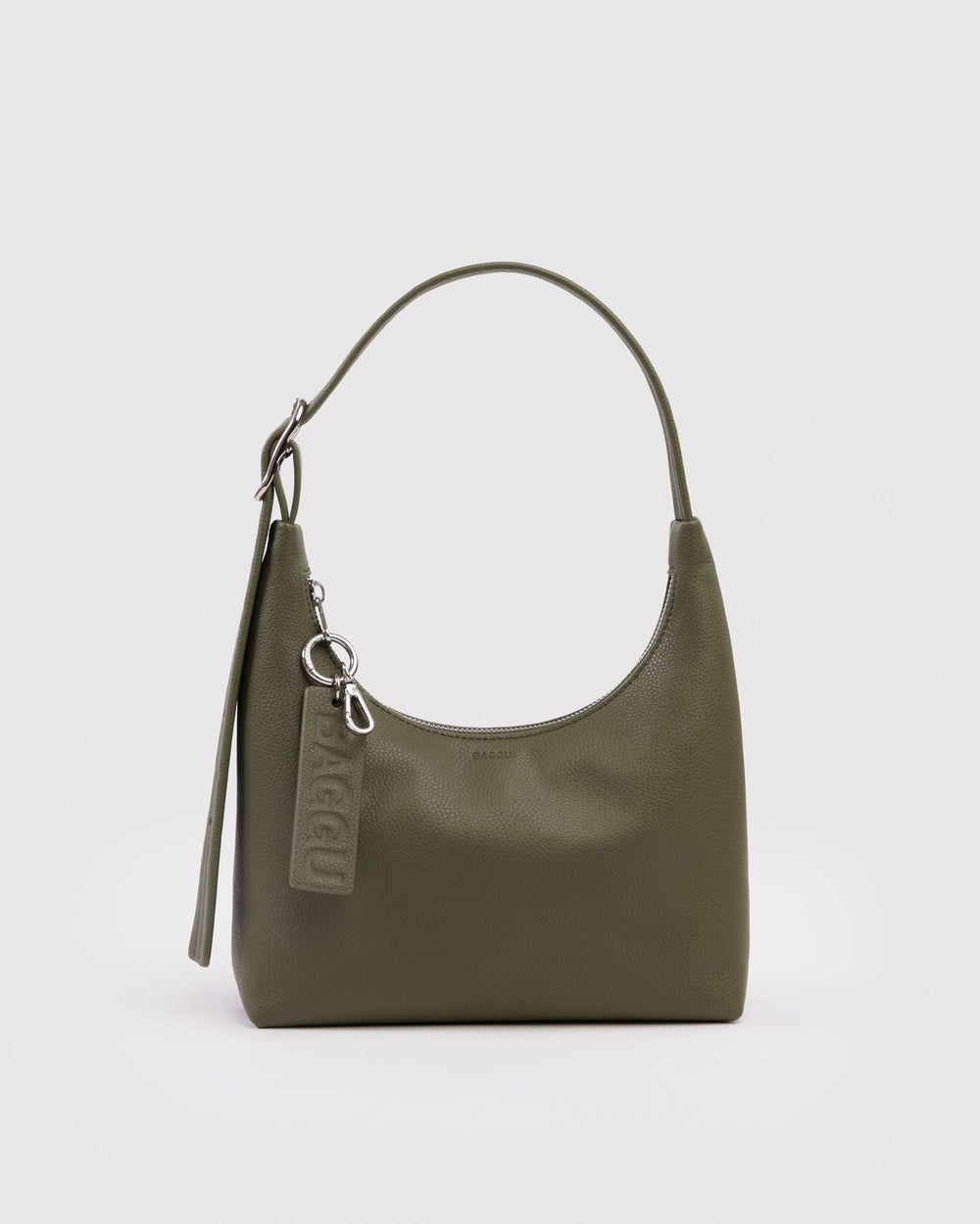 Mini Recycled Leather Shoulder Bag Loden BAGS