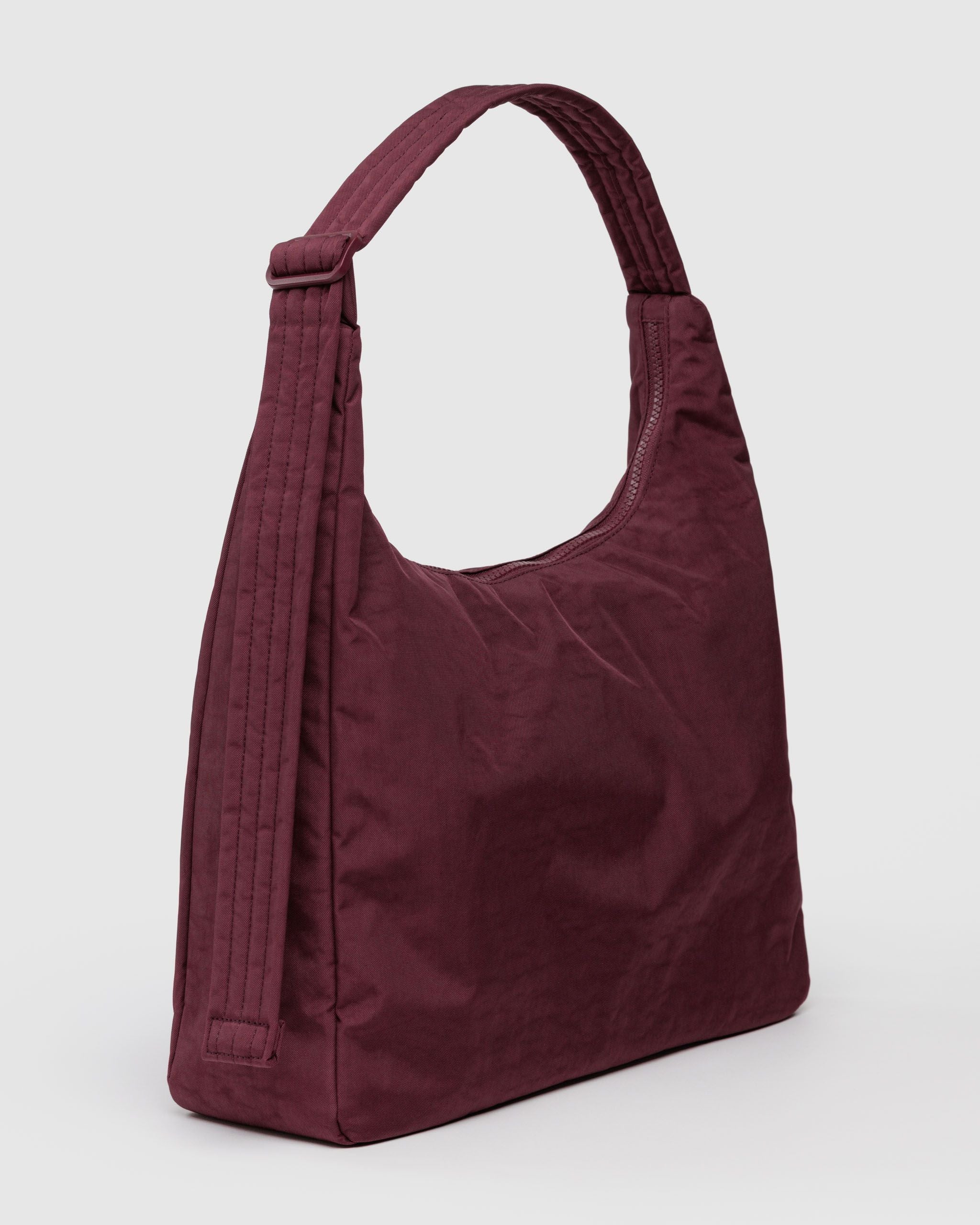 Nylon Shoulder Bag Mahogany BAGS