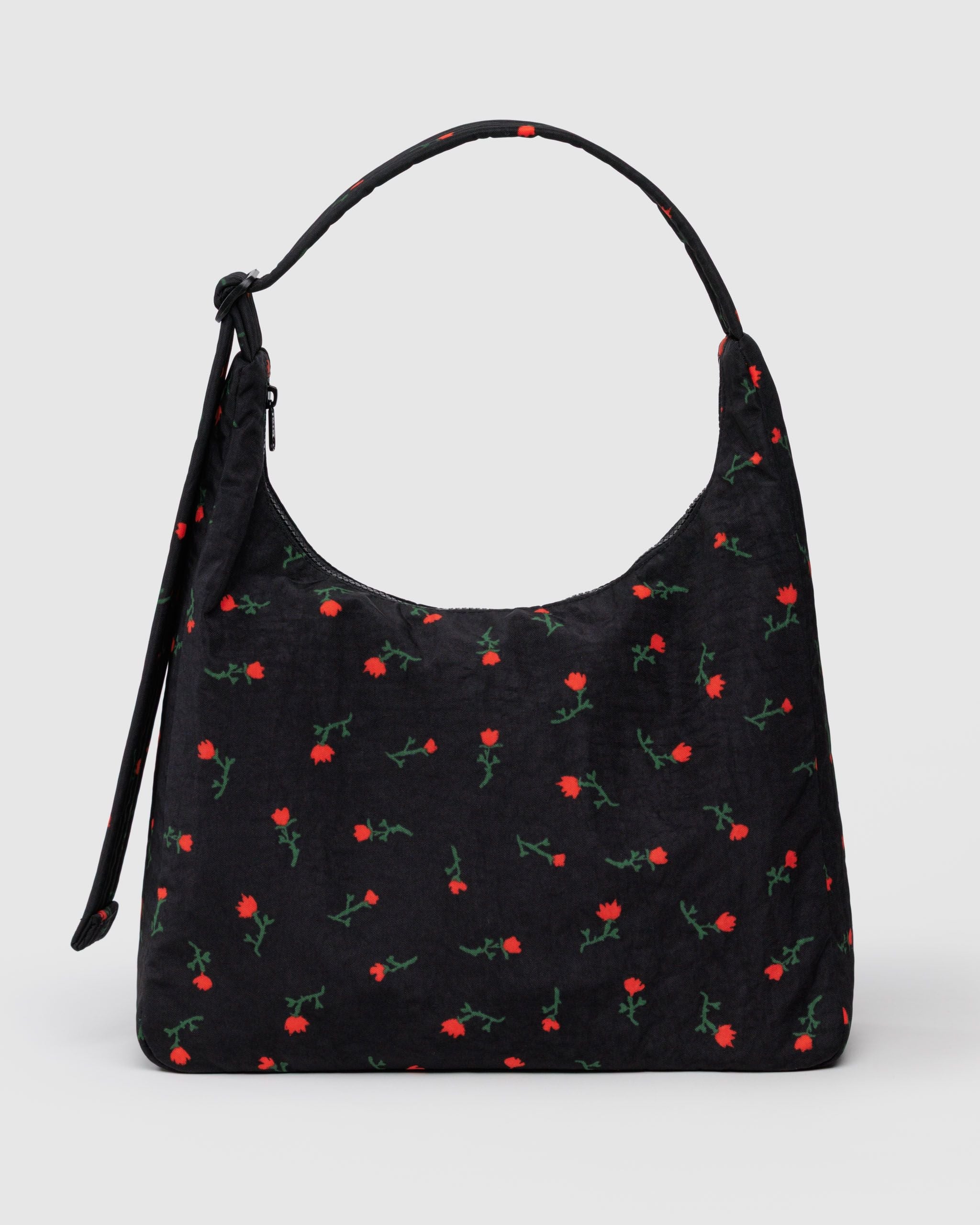 Nylon Shoulder Bag Painted Wildflower BAGS