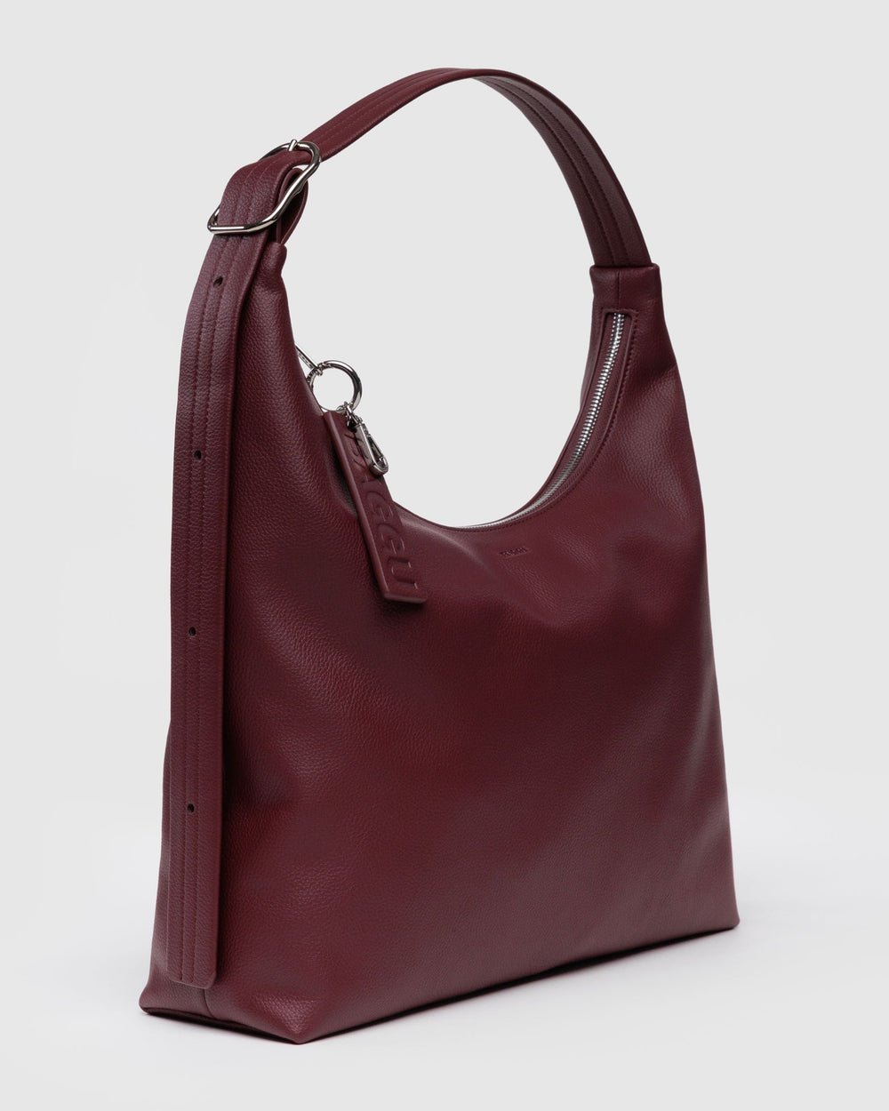 Recycled Leather Shoulder Bag Mahogany BAGS