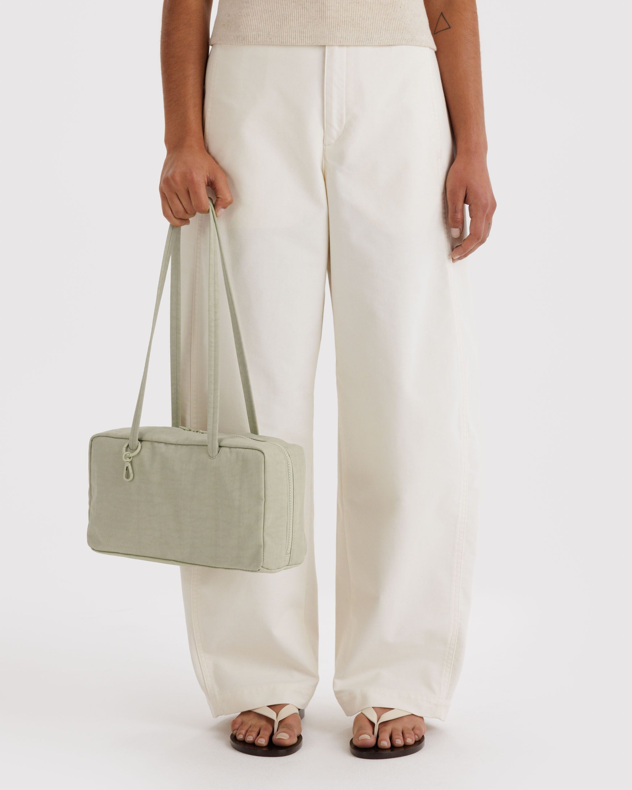 Nylon Bowler Bag Celadon BAGS
