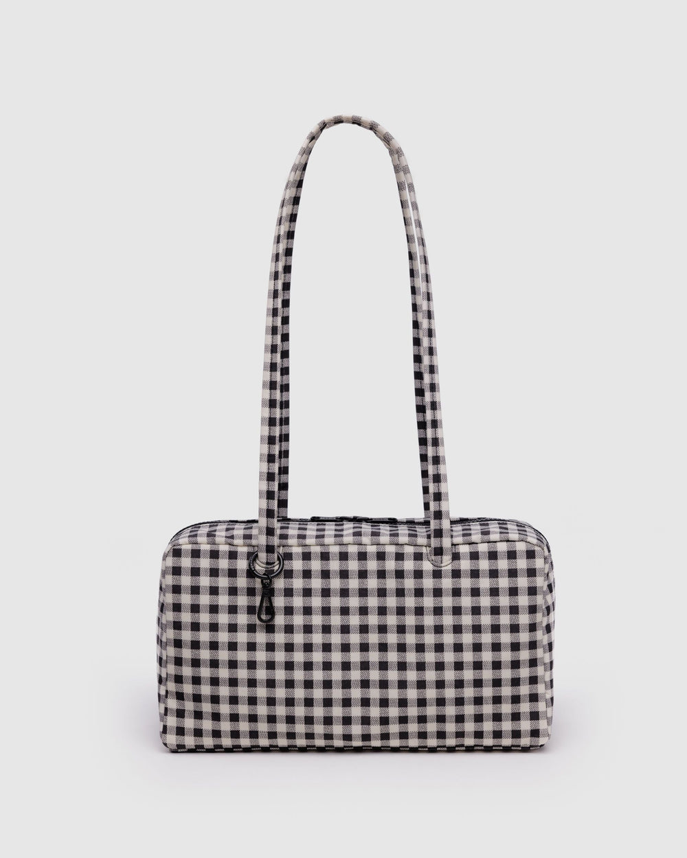 Nylon Bowler Bag Black & White Gingham BAGS
