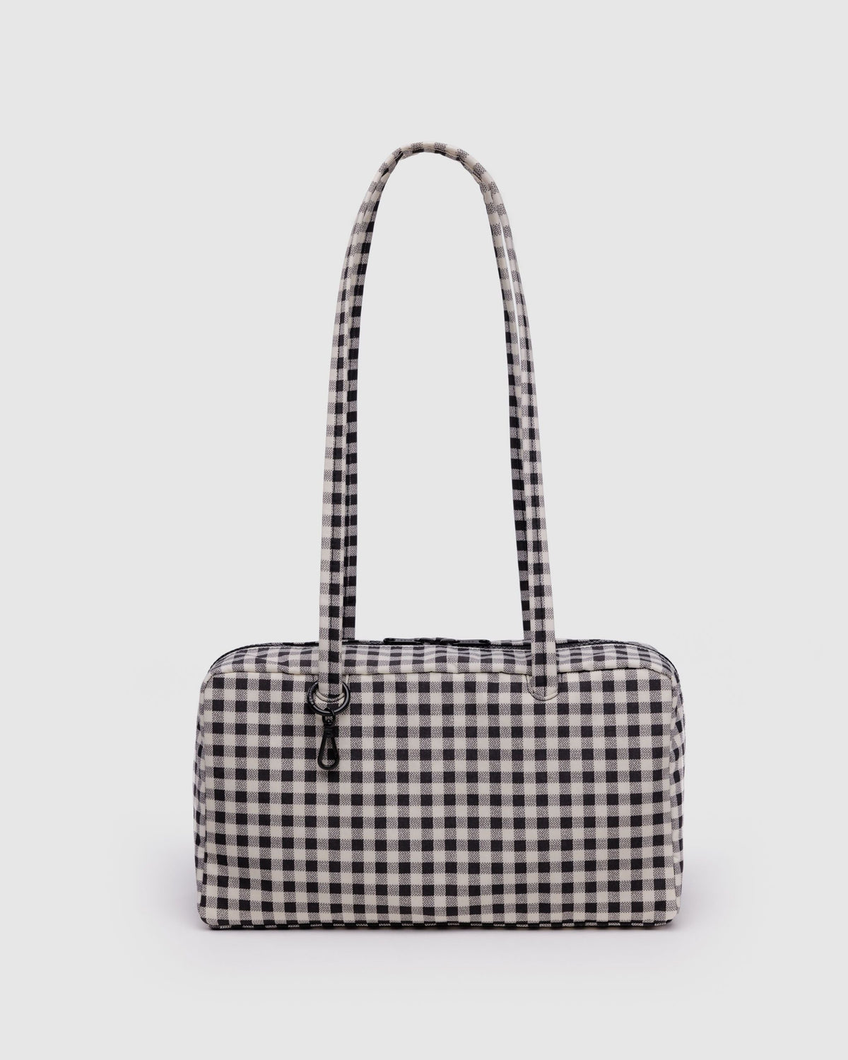 Nylon Bowler Bag Black & White Gingham BAGS