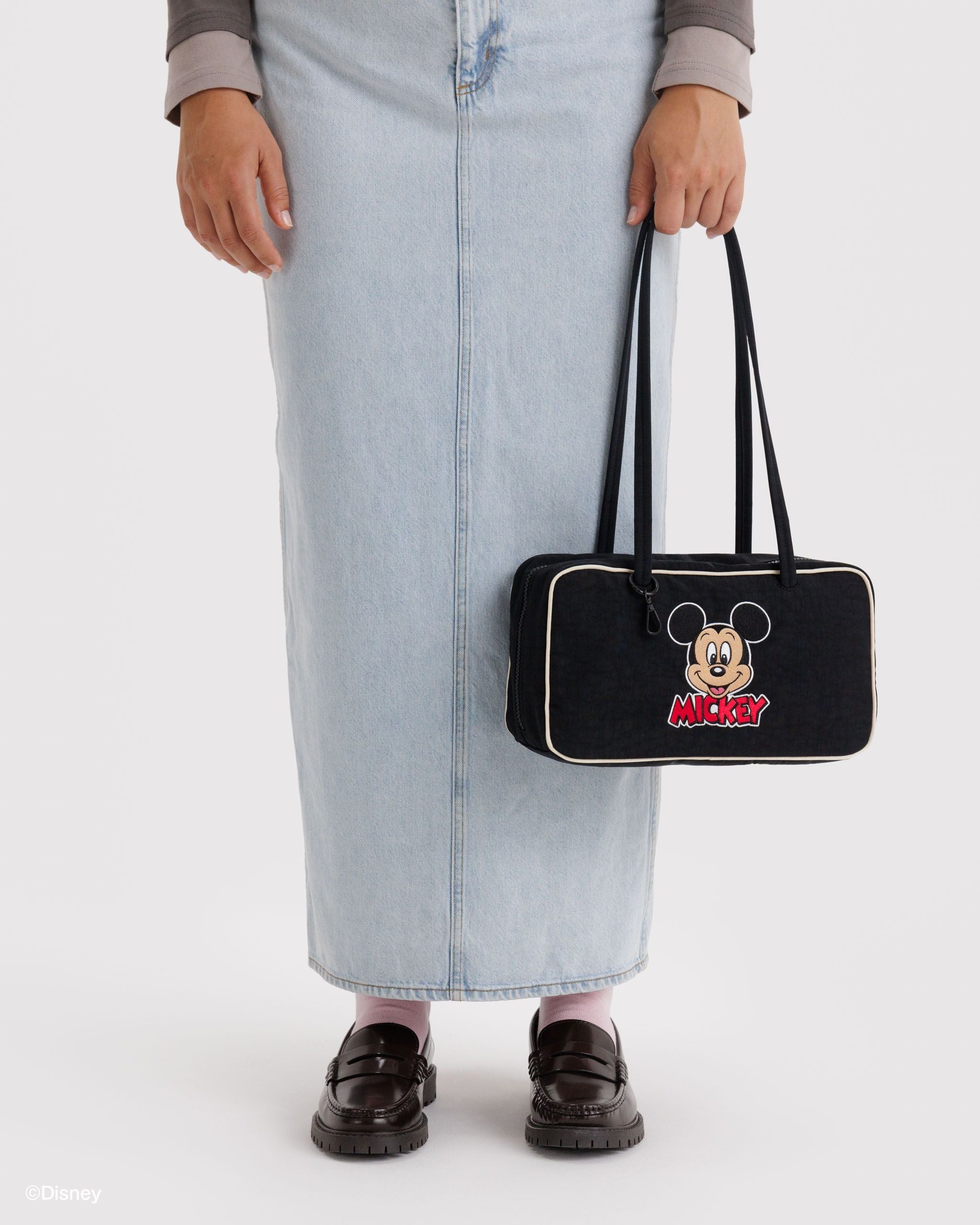 Nylon Bowler Bag Embroidered Mickey Mouse Club BAGS