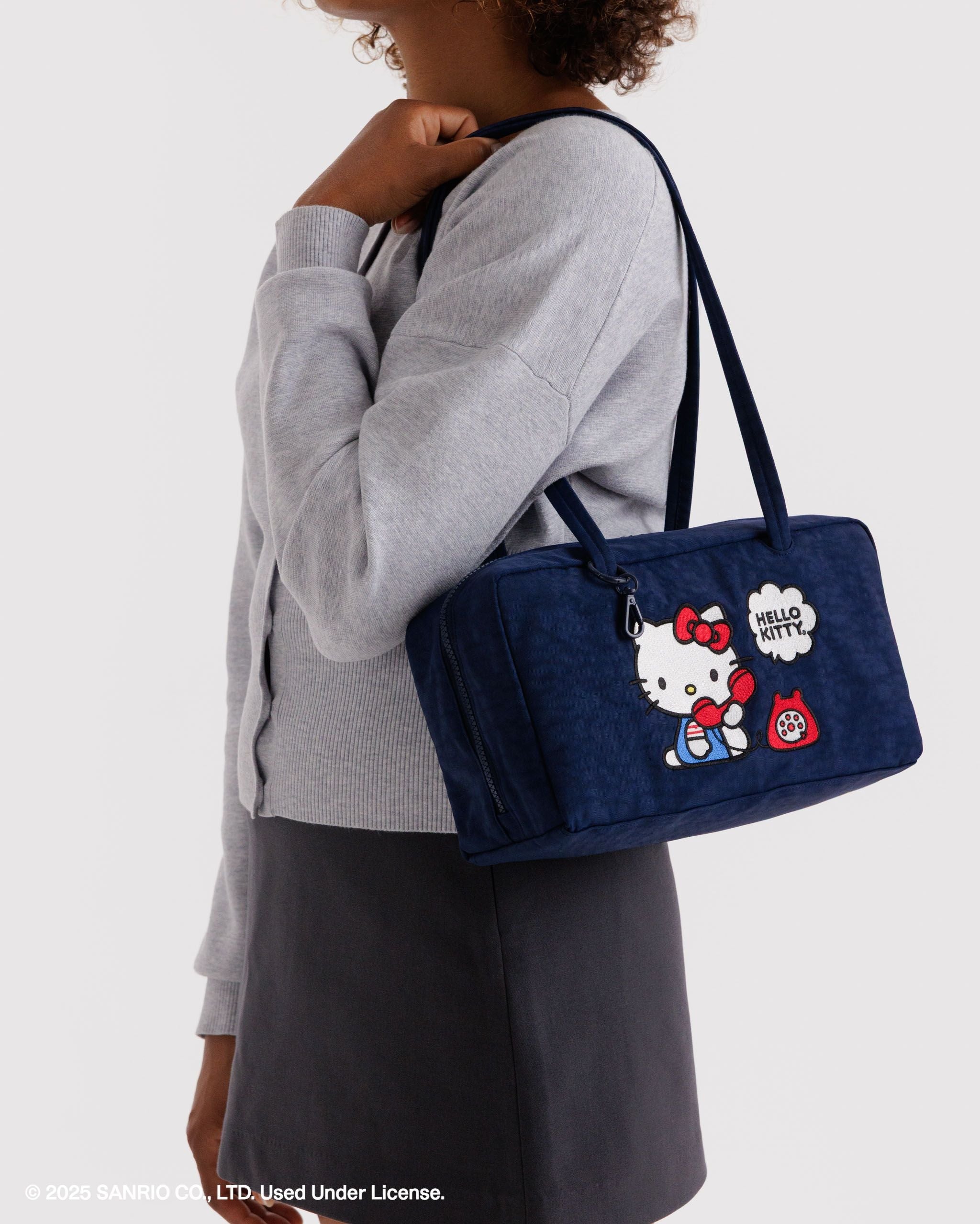 Nylon Bowler Bag Embroidered Hello Kitty Phone BAGS