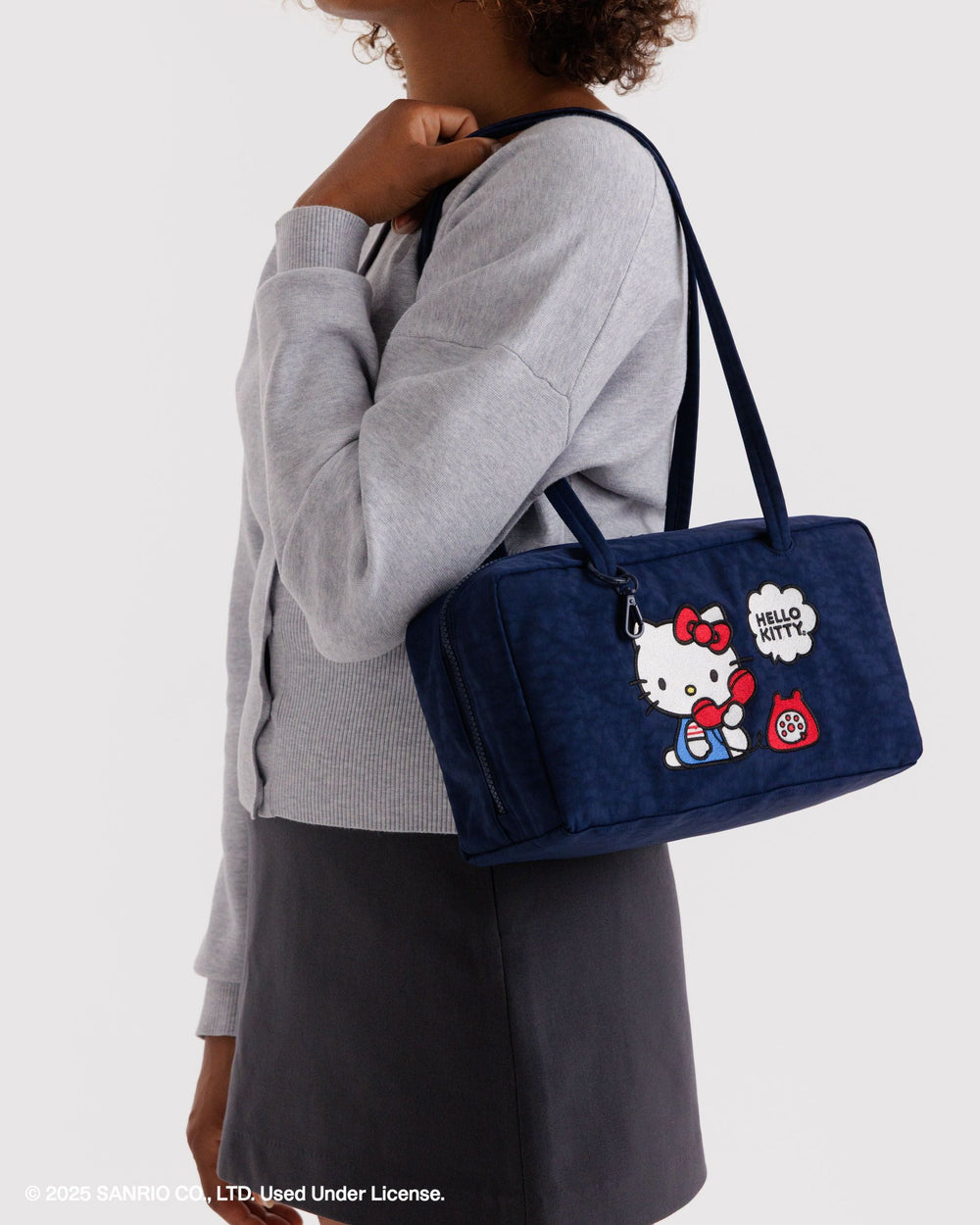 Nylon Bowler Bag Embroidered Hello Kitty Phone BAGS