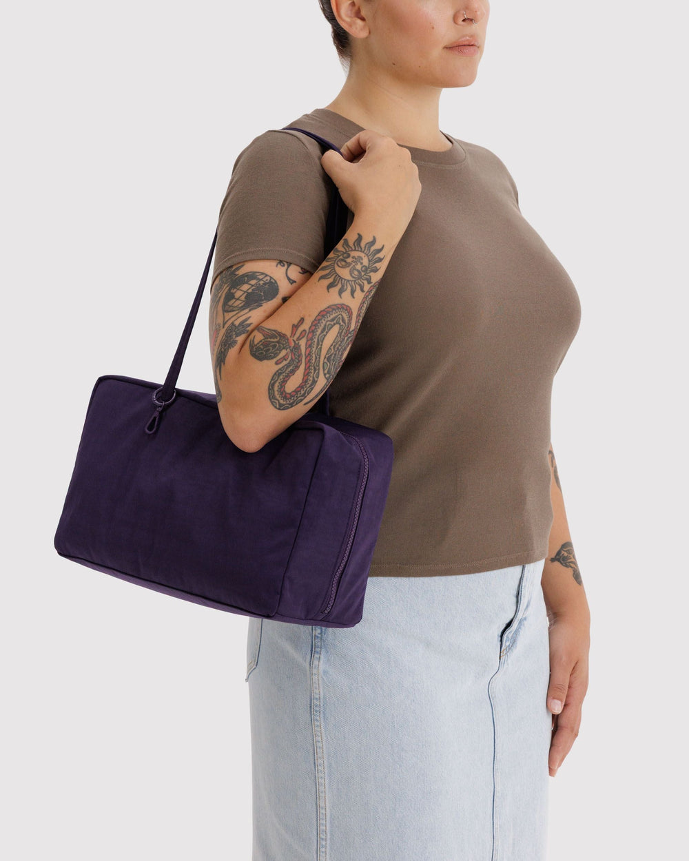 Medium Nylon Bowler Bag Fig BAGS