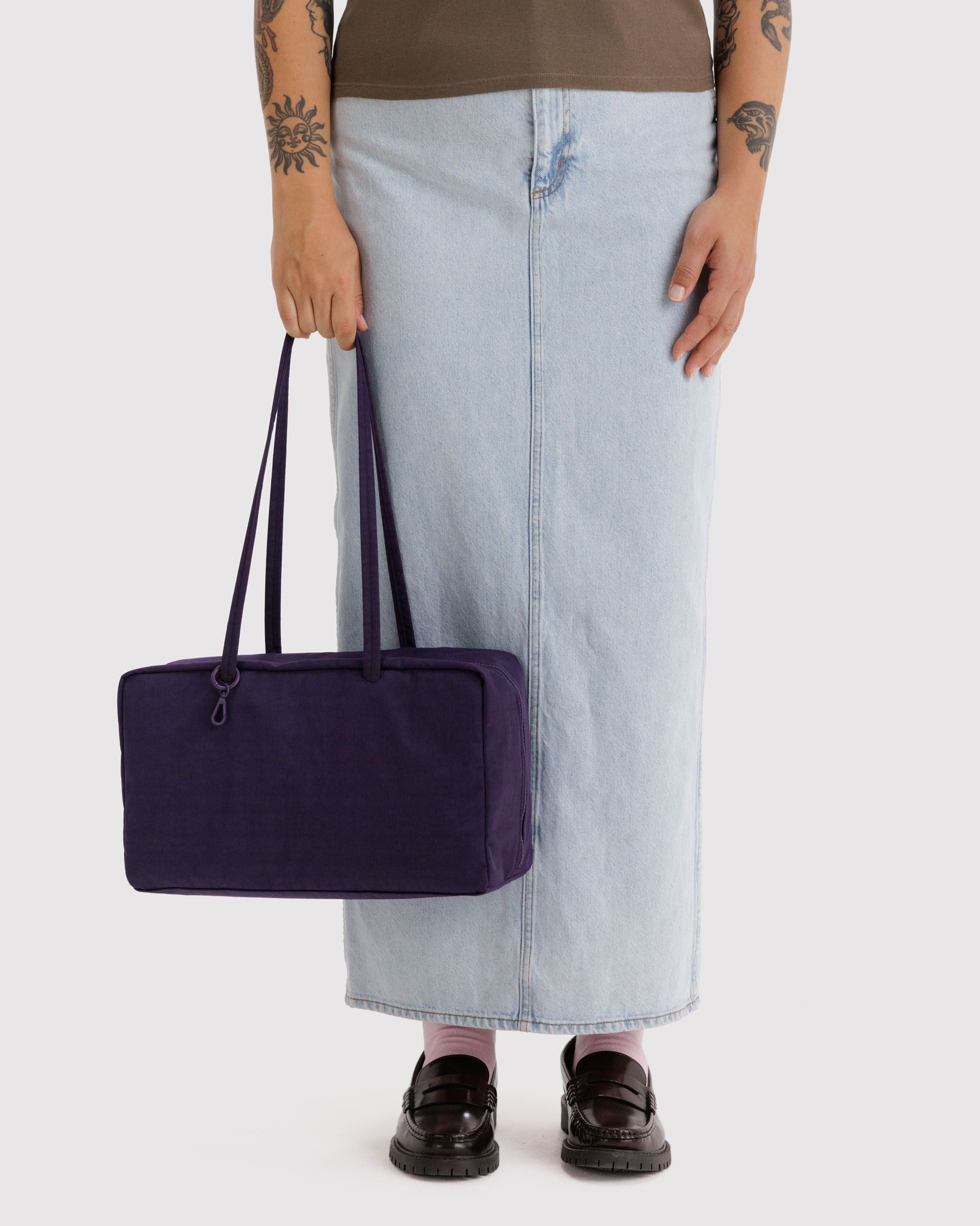 Medium Nylon Bowler Bag Fig BAGS