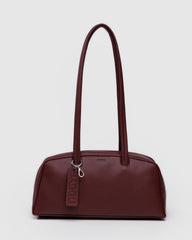 Recycled Leather Bowler Bag Mahogany BAGS