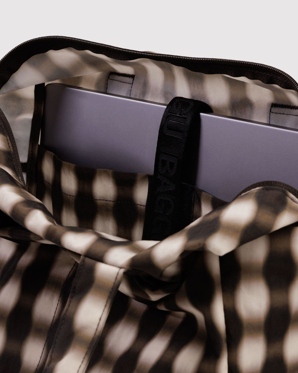 Everyday Cloud Bag Blurred Gingham Brown BAGS