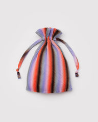 Pleated Baggu Gradient Stripe Poppy & Lilac BAGS
