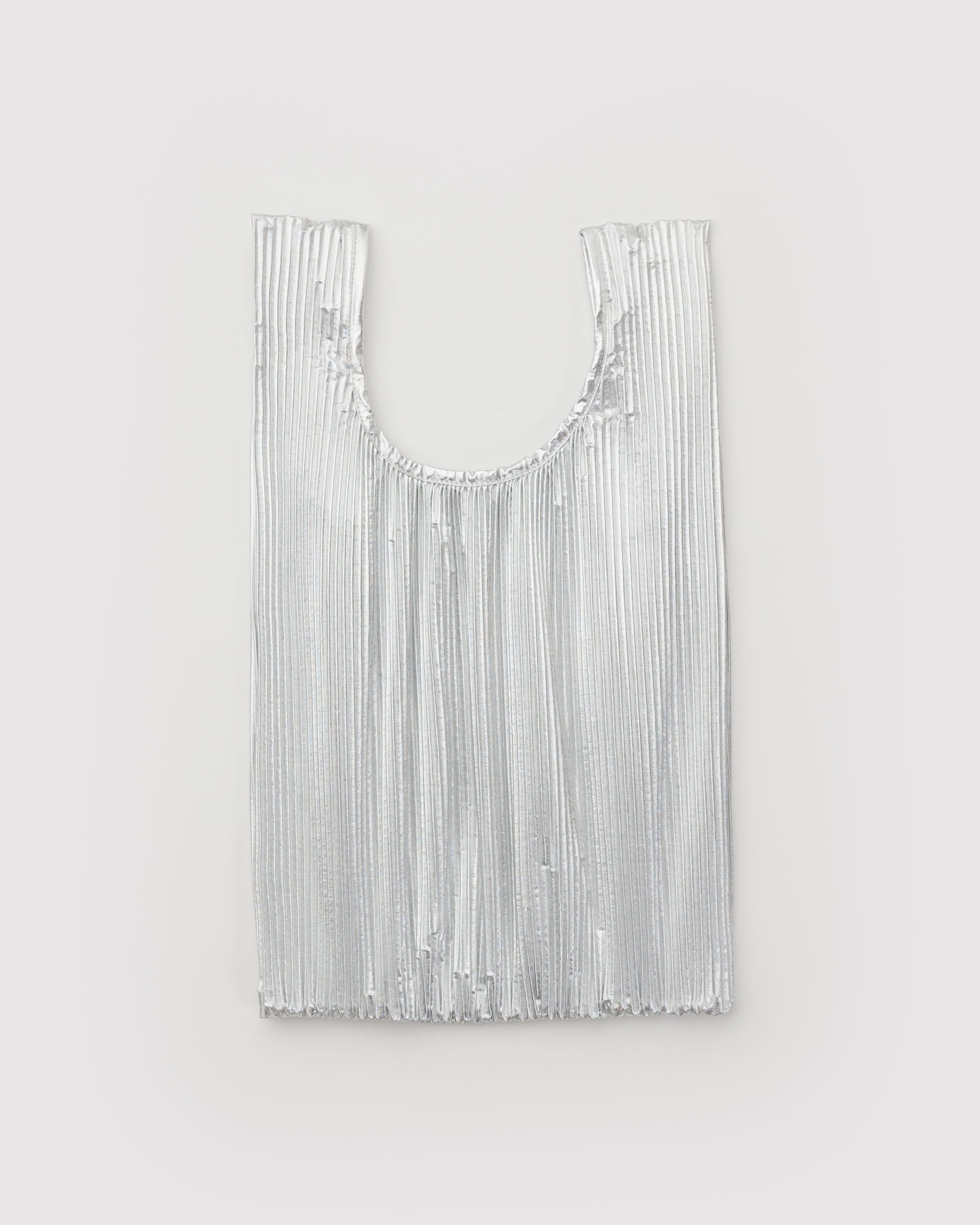 Pleated Baggu Chrome Metallic BAGS